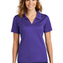 Sport-Tek Womens Dri-Mesh Moisture Wicking Short Sleeve Polo Shirt - Purple