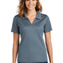 Sport-Tek Womens Dri-Mesh Moisture Wicking Short Sleeve Polo Shirt - Steel Grey