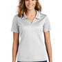 Sport-Tek Womens Dri-Mesh Moisture Wicking Short Sleeve Polo Shirt - White