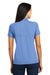 Sport-Tek L474 Womens Dri-Mesh Moisture Wicking Short Sleeve Polo Shirt Carolina Blue Back