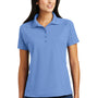 Sport-Tek Womens Dri-Mesh Moisture Wicking Short Sleeve Polo Shirt - Carolina Blue