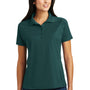 Sport-Tek Womens Dri-Mesh Moisture Wicking Short Sleeve Polo Shirt - Dark Green