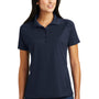 Sport-Tek Womens Dri-Mesh Moisture Wicking Short Sleeve Polo Shirt - Navy Blue