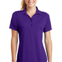 Sport-Tek Womens Dry Zone Moisture Wicking Short Sleeve Polo Shirt - Purple