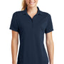 Sport-Tek Womens Dry Zone Moisture Wicking Short Sleeve Polo Shirt - True Navy Blue