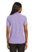 Port Authority L500 Womens Silk Touch Wrinkle Resistant Short Sleeve Polo Shirt Lavender Purple Back