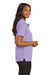 Port Authority L500 Womens Silk Touch Wrinkle Resistant Short Sleeve Polo Shirt Lavender Purple Side