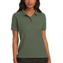 Port Authority Womens Silk Touch Wrinkle Resistant Short Sleeve Polo Shirt - Clover Green