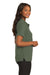 Port Authority L500 Womens Silk Touch Wrinkle Resistant Short Sleeve Polo Shirt Clover Green Side