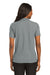 Port Authority L500 Womens Silk Touch Wrinkle Resistant Short Sleeve Polo Shirt Cool Grey Back