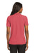 Port Authority L500 Womens Silk Touch Wrinkle Resistant Short Sleeve Polo Shirt Hibiscus Pink Back