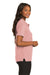 Port Authority L500 Womens Silk Touch Wrinkle Resistant Short Sleeve Polo Shirt Light Pink Side
