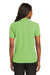 Port Authority L500 Womens Silk Touch Wrinkle Resistant Short Sleeve Polo Shirt Lime Green Back