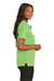 Port Authority L500 Womens Silk Touch Wrinkle Resistant Short Sleeve Polo Shirt Lime Green Side