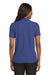 Port Authority L500 Womens Silk Touch Wrinkle Resistant Short Sleeve Polo Shirt Mediterranean Blue Back