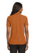 Port Authority L500 Womens Silk Touch Wrinkle Resistant Short Sleeve Polo Shirt Texas Orange Back