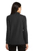 Port Authority L500LS Womens Silk Touch Wrinkle Resistant Long Sleeve Polo Shirt Black Back