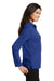 Port Authority L500LS Womens Silk Touch Wrinkle Resistant Long Sleeve Polo Shirt Royal Blue Side