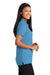 Port Authority L510 Womens Moisture Wicking Short Sleeve Polo Shirt Celadon Blue Side