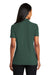 Port Authority L510 Womens Moisture Wicking Short Sleeve Polo Shirt Dark Green Back