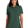 Port Authority Womens Moisture Wicking Short Sleeve Polo Shirt - Dark Green