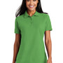 Port Authority Womens Moisture Wicking Short Sleeve Polo Shirt - Vine Green - Closeout