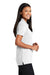 Port Authority L510 Womens Moisture Wicking Short Sleeve Polo Shirt White Side
