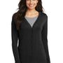 Port Authority Womens Long Sleeve Cardigan Sweater - Black