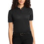 Port Authority Womens Dry Zone Moisture Wicking Short Sleeve Polo Shirt - Black
