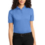 Port Authority Womens Dry Zone Moisture Wicking Short Sleeve Polo Shirt - Blue Lake - Closeout