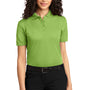Port Authority Womens Dry Zone Moisture Wicking Short Sleeve Polo Shirt - Green Oasis - Closeout