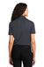 Port Authority L525 Womens Dry Zone Moisture Wicking Short Sleeve Polo Shirt Iron Grey Back