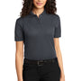 Port Authority Womens Dry Zone Moisture Wicking Short Sleeve Polo Shirt - Iron Grey - Closeout