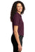 Port Authority L525 Womens Dry Zone Moisture Wicking Short Sleeve Polo Shirt Maroon Side