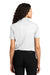 Port Authority L525 Womens Dry Zone Moisture Wicking Short Sleeve Polo Shirt White Back
