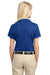 Port Authority L527 Womens Tech Moisture Wicking Short Sleeve Polo Shirt Royal Blue Back