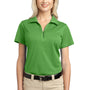 Port Authority Womens Tech Moisture Wicking Short Sleeve Polo Shirt - Cactus Green - Closeout