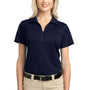 Port Authority Womens Tech Moisture Wicking Short Sleeve Polo Shirt - Dark Navy Blue