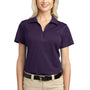 Port Authority Womens Tech Moisture Wicking Short Sleeve Polo Shirt - Regal Purple - Closeout