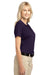 Port Authority L527 Womens Tech Moisture Wicking Short Sleeve Polo Shirt Purple Side