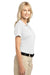 Port Authority L527 Womens Tech Moisture Wicking Short Sleeve Polo Shirt White Side