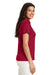 Port Authority L528 Womens Performance Moisture Wicking Short Sleeve Polo Shirt Red Side