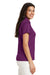 Port Authority L528 Womens Performance Moisture Wicking Short Sleeve Polo Shirt Violet Purple Side