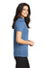 Port Authority L540 Womens Silk Touch Performance Moisture Wicking Short Sleeve Polo Shirt Carolina Blue Side