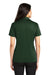 Port Authority L540 Womens Silk Touch Performance Moisture Wicking Short Sleeve Polo Shirt Forest Green Back