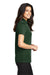 Port Authority L540 Womens Silk Touch Performance Moisture Wicking Short Sleeve Polo Shirt Forest Green Side