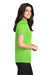 Port Authority L540 Womens Silk Touch Performance Moisture Wicking Short Sleeve Polo Shirt Lime Green Side