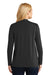 Port Authority L5430 Womens Concept Long Sleeve Cardigan Sweater Black Back