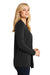 Port Authority L5430 Womens Concept Long Sleeve Cardigan Sweater Black Side