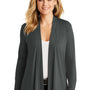 Port Authority Womens Concept Long Sleeve Cardigan Sweater - Smoke Grey